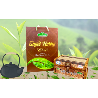 Tuyết Hương Trà-Hộp Mây Tre Đan